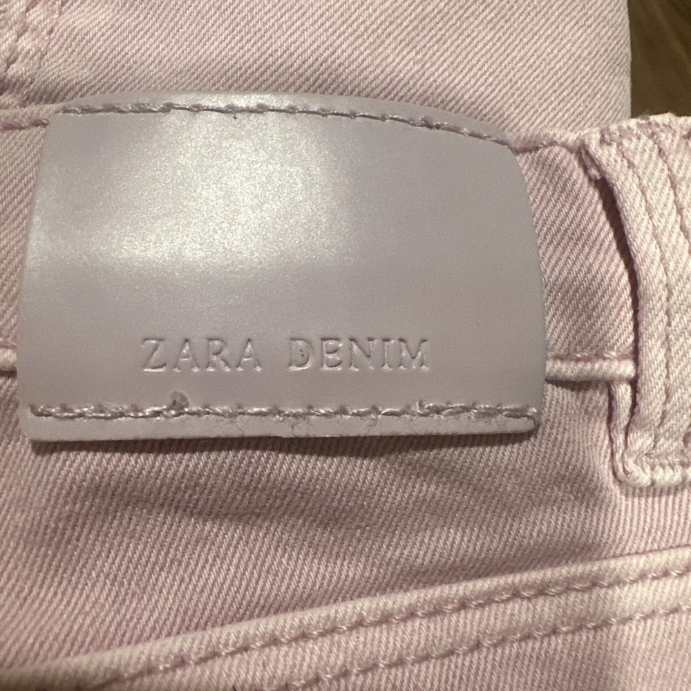 Zara Baby Jeans 12-18 Months Stratchy Soft‎ Denim Pink Pants